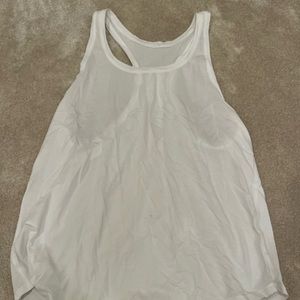 White razorback lululemon tank